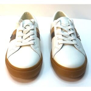 Lauren Ralph Lauren Women's Janson II Leather Sneakers White Size 7.5 NWOT